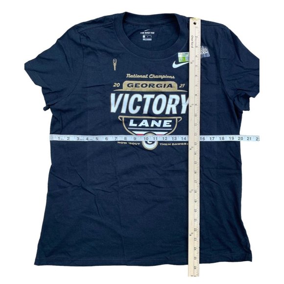Georgia Bulldogs Nike CFP 2021 National Champions Locker Room Tee Size L Black - Picture 5 of 6